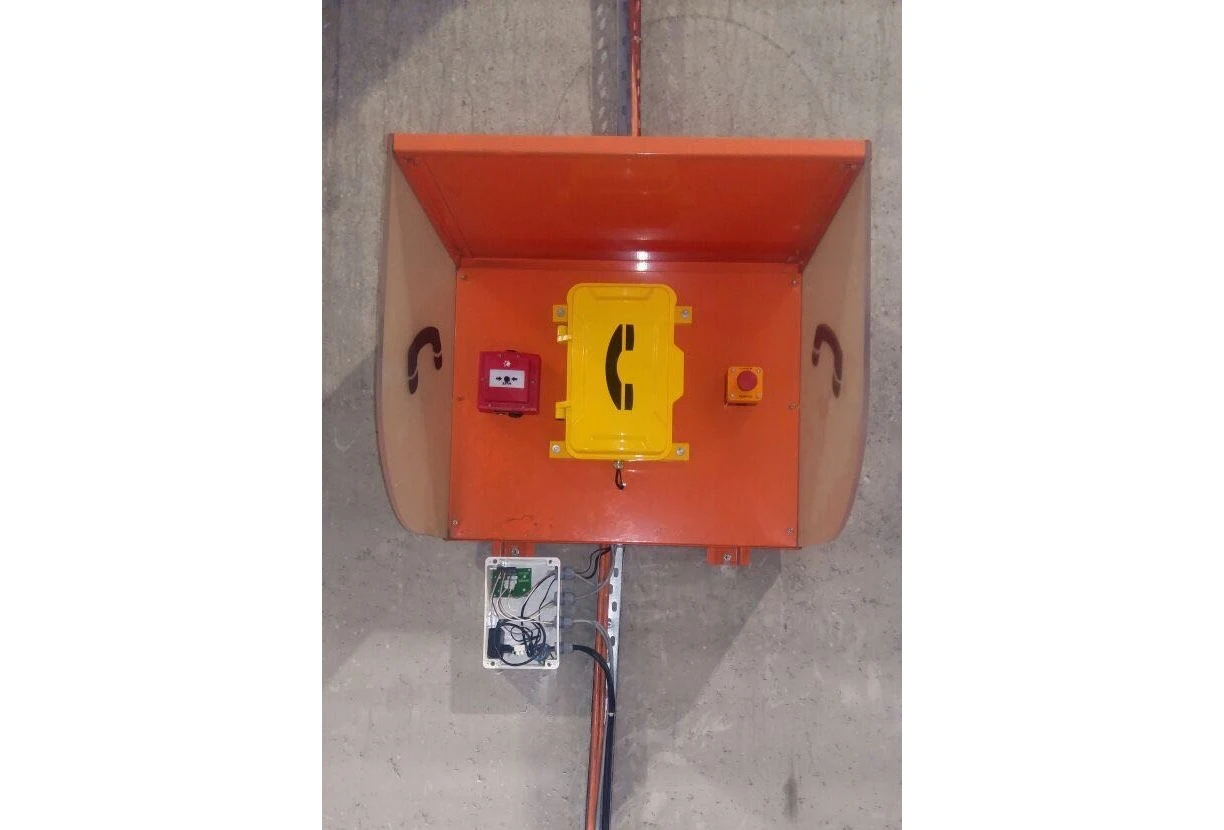 Sili VoIP telefon za avtoceste tunel projekt Kastamonu / Turčija