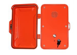 Rdeči industrijski tunelski telefon za hitro izbiranje JR102-SC-analogni