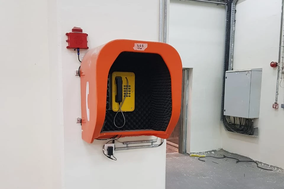 JR-TH-01 Akustična napa + JR103-FK Vodoodporen telefon + Vremensko odporen zv...