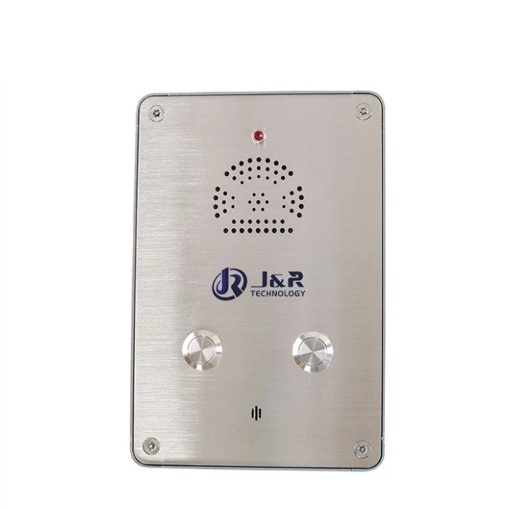 Cordless Rugged Vandal Proof 2 Button Emergency Call Box For Elevator, Hotel, Clean Room