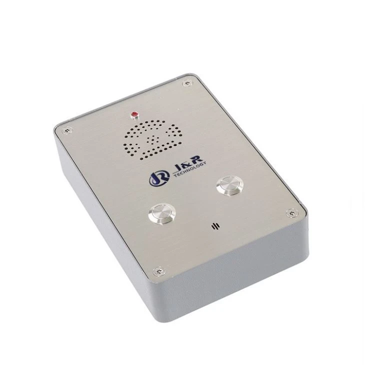 Cordless Rugged Vandal Proof 2 Button Emergency Call Box For Elevator, Hotel, Clean Room