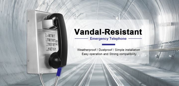 J&R Technology Export Vandal{0}}Odporen telefon za nujne primere v Francijo