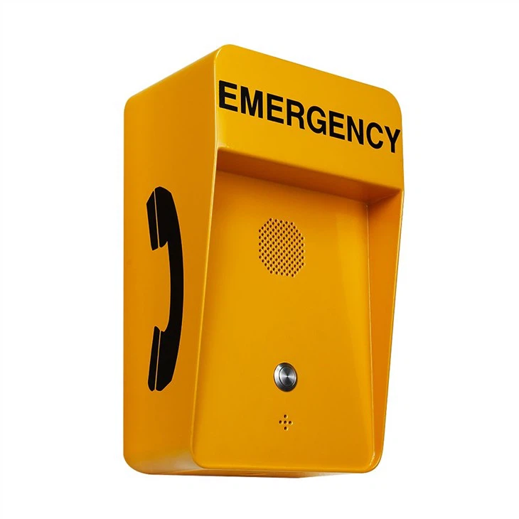 Emergency Telephone Pillar,painted For Outdoor Use